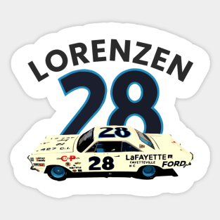 Fred Lorenzen 1965 Sticker